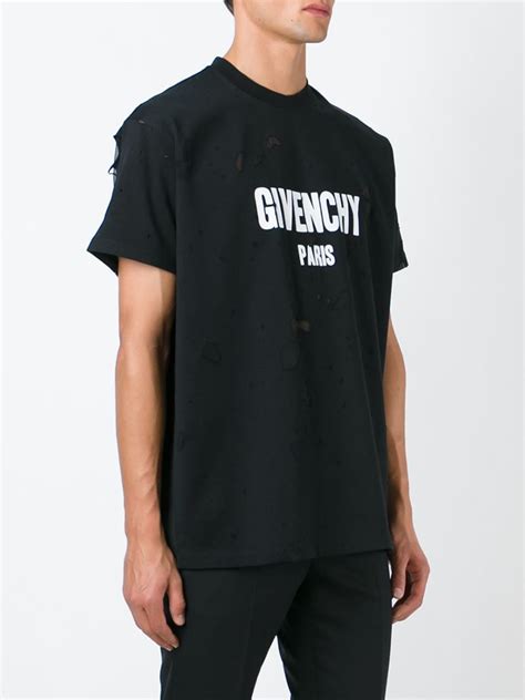 givenchy mens tshirts fake|givenchy distressed t shirt.